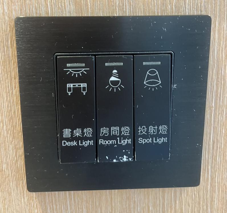 OP-HK-04 客房除塵清潔開關面板示意圖